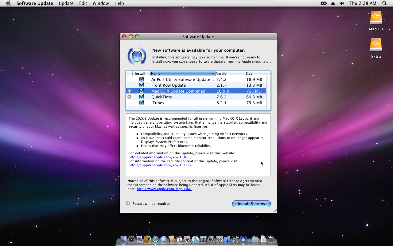 Mac os x 10.5 8 install dvd downloads
